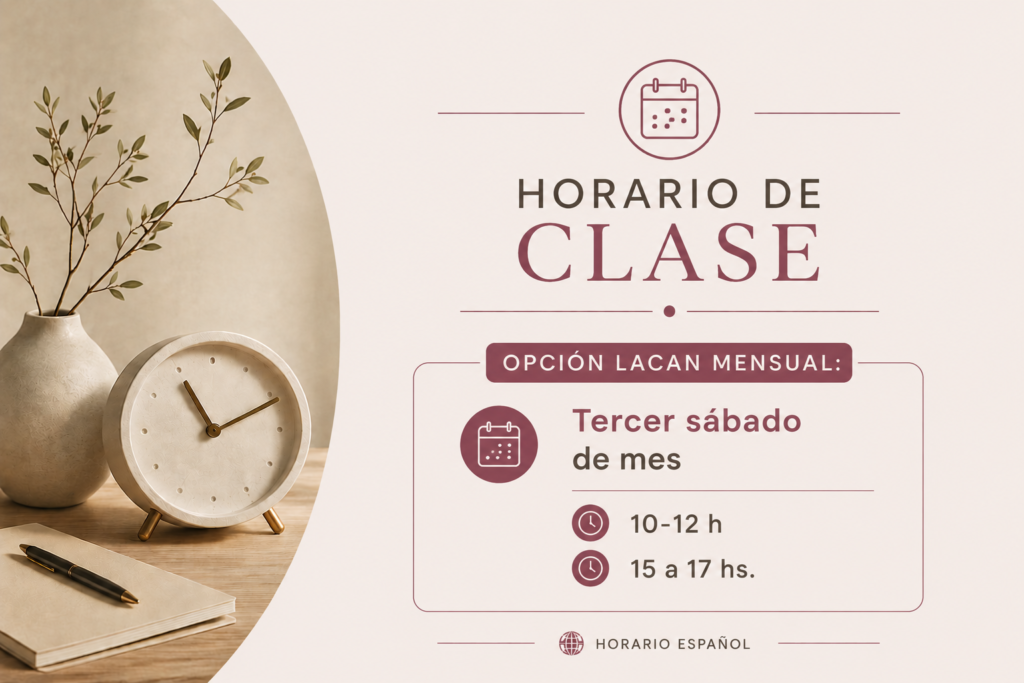 HORARIO DE CLASES EN MODALIDAD MENSUAL ES DE 10 A 12 Y DE 15 A 17 HS